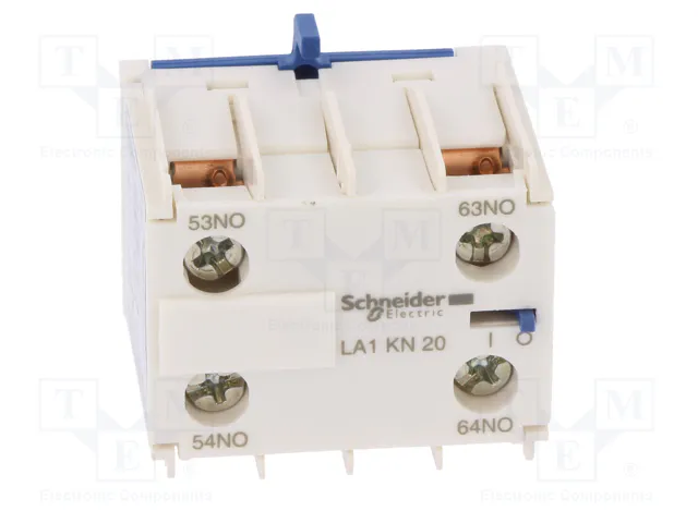 Schneider Electric TeSys K LA1KN20 Contactores auxiliares NA x2 Schneider Electric TeSys K LA1KN20 Contactores auxiliares NA x2