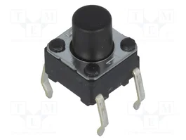 Aratas (Formerly Omron Components) Microconmutador TACT B3F-1060 SPST-NO