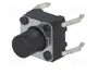 Aratas (Formerly Omron Components) Microconmutador TACT B3F-1060 SPST-NO
