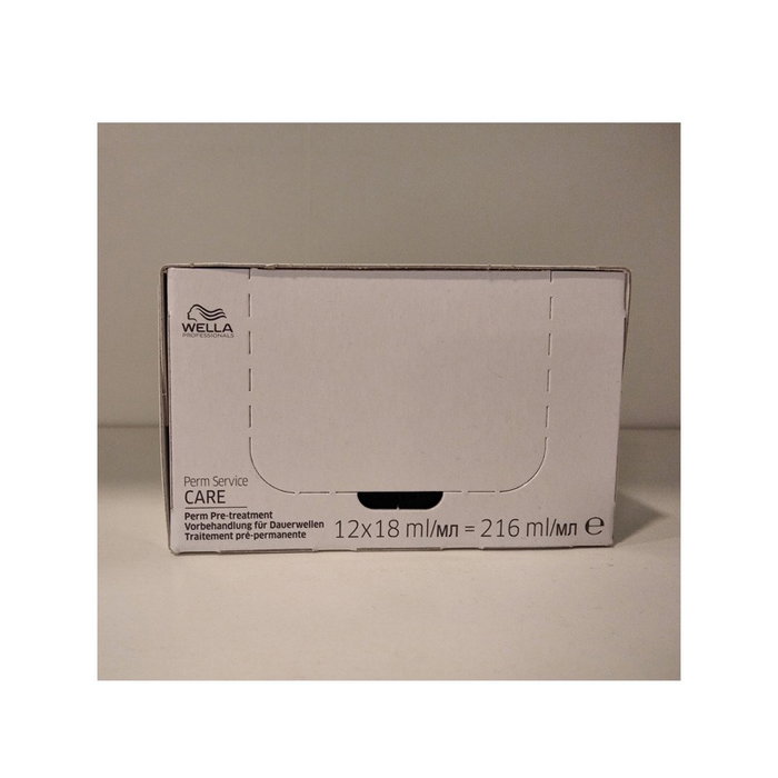 Wella Perm Service Care Caja Completa 12x18ml - Preparación y Protección para Permanente y Desrizante