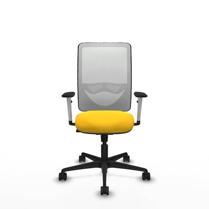 PIQUERAS Y CRESPO Silla de oficina Zulema con Mecanismo Sincro, Amarillo y Blanco PIQUERAS Y CRESPO Silla de oficina Zulema con Mecanismo Sincro, Amarillo y Blanco