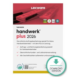 Lexware handwerk Plus 2026 - 1 Dispositivo, 1 Año - Descarga ESD