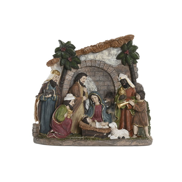 DKD Home Decor Figura de Nacimiento Multicolor en Resina