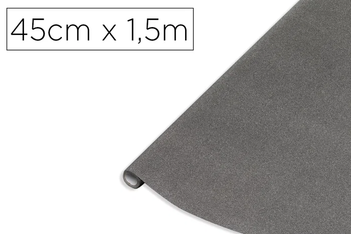 D-c-fix Rollo Adhesivo Autoadhesivo Antracita Metal Brillante, Ancho 45 cm x Largo 1,5 m, Papel Plastificado para Manualidades, Bricolaje y Decoración D-c-fix Rollo Adhesivo Autoadhesivo Antracita Metal Brillante, Ancho 45 cm x Largo 1,5 m, Papel Plastificado para Manualidades, Bricolaje y Decoración