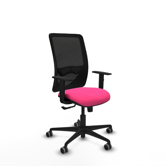 PIQUERAS Y CRESPO Silla de oficina Zulema Rosa y Negro PIQUERAS Y CRESPO Silla de oficina Zulema Rosa y Negro