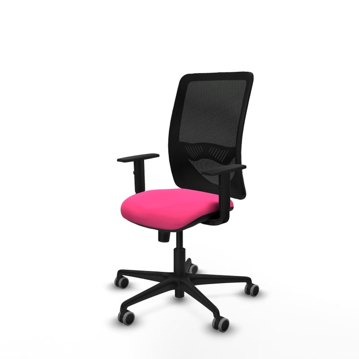 PIQUERAS Y CRESPO Silla de oficina Zulema Rosa y Negro PIQUERAS Y CRESPO Silla de oficina Zulema Rosa y Negro