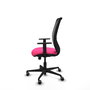PIQUERAS Y CRESPO Silla de oficina Zulema Rosa y Negro
