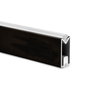 Emuca Kit de barra para armario Luxe, tira LED 4,5x8 Neonlynx V, sensor de movimiento RF Smart y convertidor Smart (24V DC), longitud 900mm, Luz blanca cálida 2.700K, Plástico y Aluminio, Pintado negro texturizado
