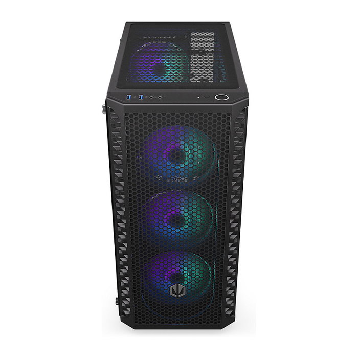 Endorfy Signum 300 ARGB Black Torre PC Negro ATX micro ATX Mini-ITX Iluminación ARGB