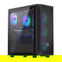 Endorfy Signum 300 ARGB Black Torre PC Negro ATX micro ATX Mini-ITX Iluminación ARGB