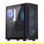 Endorfy Signum 300 ARGB Black Torre PC Negro ATX micro ATX Mini-ITX Iluminación ARGB