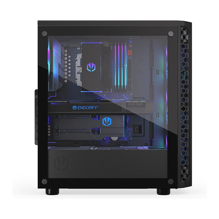 Endorfy Signum 300 ARGB Black Torre PC Negro ATX micro ATX Mini-ITX Iluminación ARGB
