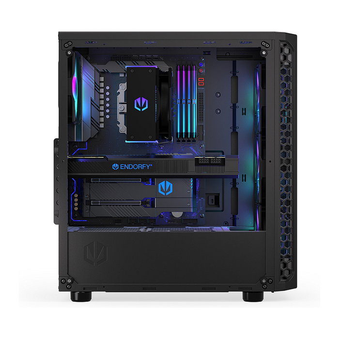 Endorfy Signum 300 ARGB Black Torre PC Negro ATX micro ATX Mini-ITX Iluminación ARGB