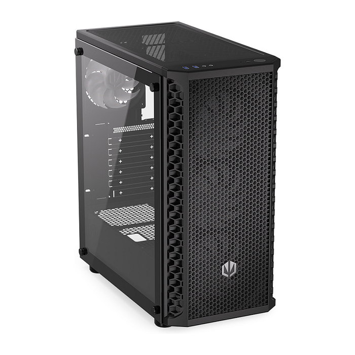 Endorfy Signum 300 ARGB Black Torre PC Negro ATX micro ATX Mini-ITX Iluminación ARGB