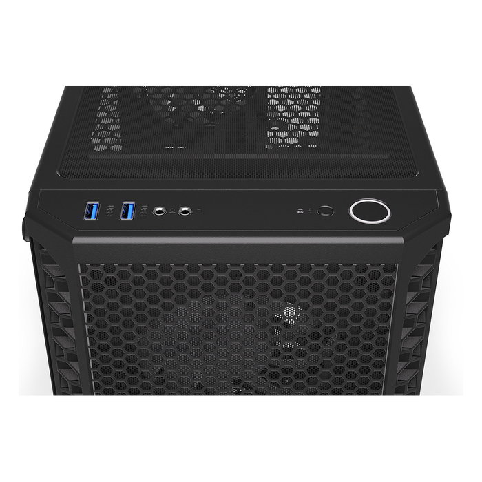 Endorfy Signum 300 ARGB Black Torre PC Negro ATX micro ATX Mini-ITX Iluminación ARGB