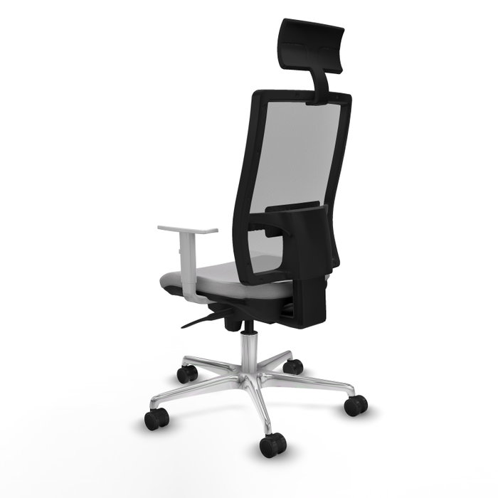 PIQUERAS Y CRESPO Silla de oficina Horna con mecanismo Sincro, Gris PIQUERAS Y CRESPO Silla de oficina Horna con mecanismo Sincro, Gris