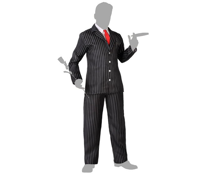 Atosa Disfraz Gánster o Fantasma para Hombre Adulto Atosa Disfraz Gánster o Fantasma para Hombre Adulto