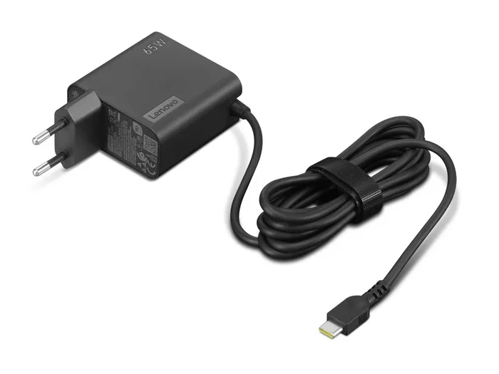 Lenovo Adaptador de Corriente GX21L58555 65W 20V USB-C para Portátil - Negro