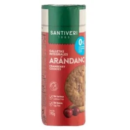 SANTIVERI Galletas Integrales Arandanos 0% Azucares 190Gr