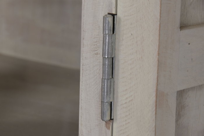 DKD Home Decor Vitrina Item Home Blanco 50 x 210 x 130 cm 4 Puertas 3 Estantes