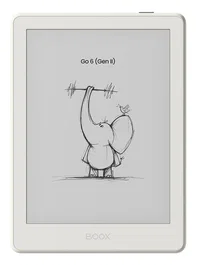 Boox Onyx BOOX Go 6 (Gen II) E-reader de 6 pulg, 32 GB, Blanco