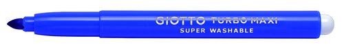 Giotto Turbo Maxi Rotuladores Azul Ultramar Estuche 12 UD