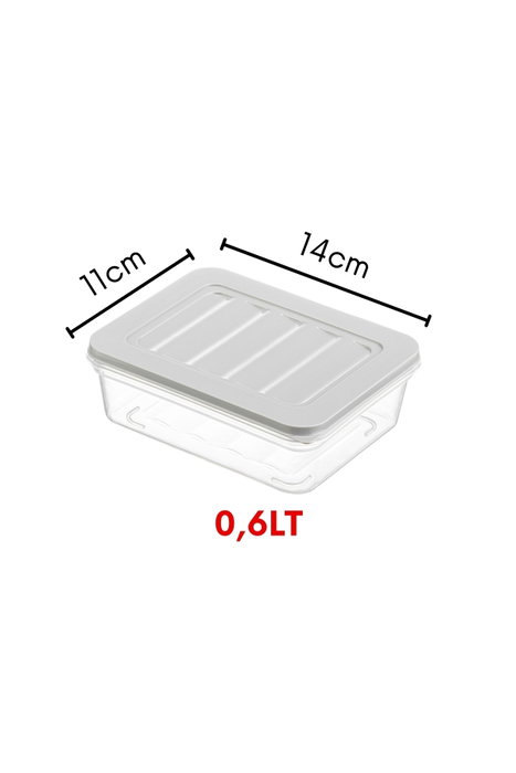 Hermia Set Cajas Almacenamiento Plástico Gris 6 Piezas MDFRSB-2-6 Hermia Set Cajas Almacenamiento Plástico Gris 6 Piezas MDFRSB-2-6