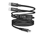 Equip Cable USB-C a 2 USB-C Y PD 140W 1,5m Negro