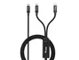 Equip Cable USB-C a 2 USB-C Y PD 140W 1,5m Negro