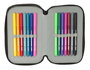 Plumier Triple Safta Urban style Azul Gris 12,5 x 19,5 x 5,5 cm 37 Piezas