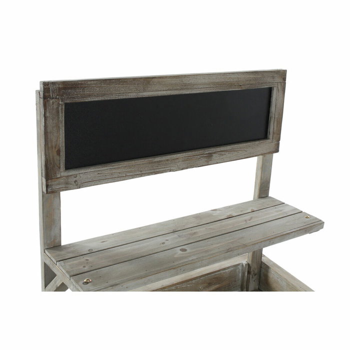 DKD Home Decor Expositor de Abeto y Pizarra con Carro