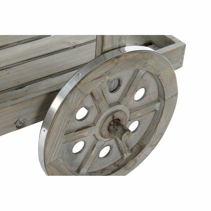 DKD Home Decor Expositor de Abeto y Pizarra con Carro