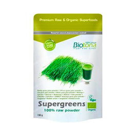 Biotona Supergreens Raw 150Gr Superalimento Vegano