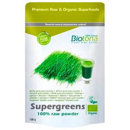 Biotona Supergreens Raw 150Gr Superalimento Vegano