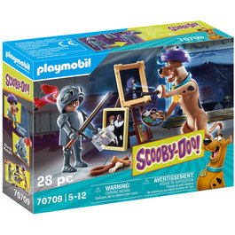 Playmobil Scooby-Doo! Aventura Con Black Knight Set de Figuras y Accesorios para Niños de 5 a 12 Años