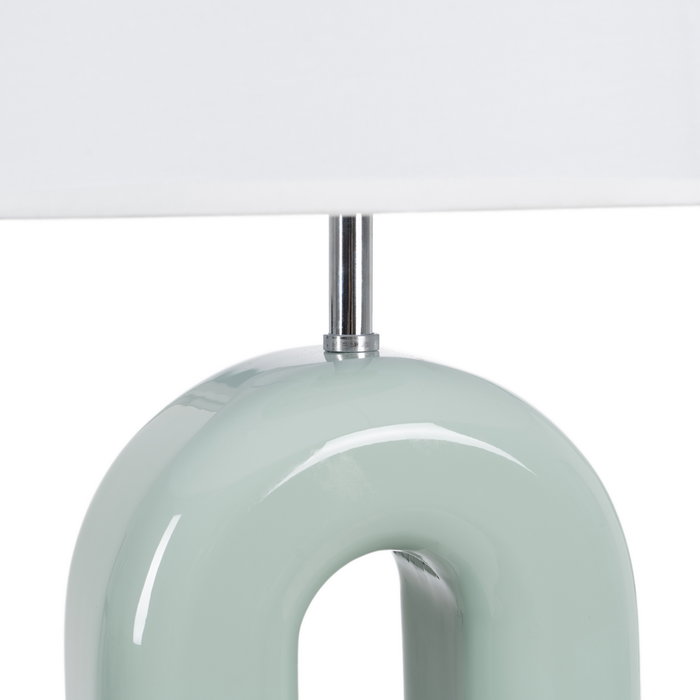 Lámpara Mesa Lacado Verde Dm Iluminación 37,50 X 37,50 X 70