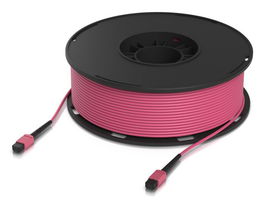 Ubiquiti OM4 MPO-12 UPC Cable de Fibra Óptica Multimodo Interior Rose 100 m para Aplicaciones 100G