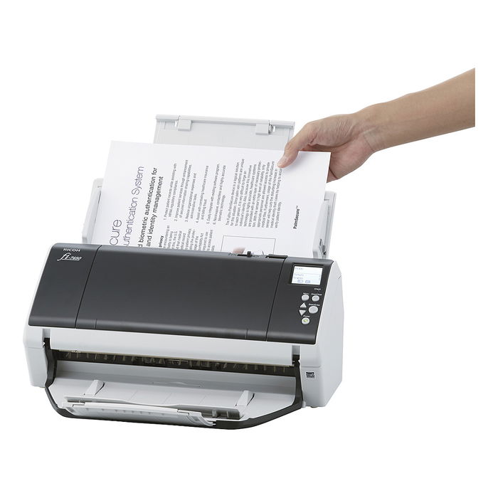Ricoh fi-7480 Escáner de Documentos, 80 ppm, Escaneo Dúplex, Document Feeder de 100 Hojas