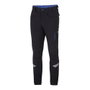 SPARCO Pantalón Técnico Ligero Kansas T2-M Negro/Azul con Multibolsillos, Bandas Reflectantes y Refuerzos Antiabrasión en Rodillas (90% Nylon, 10% Spandex)