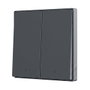 Aqara Smart Wall Switch H1 Gris, Doble, con Neutro, Zigbee 3.0
