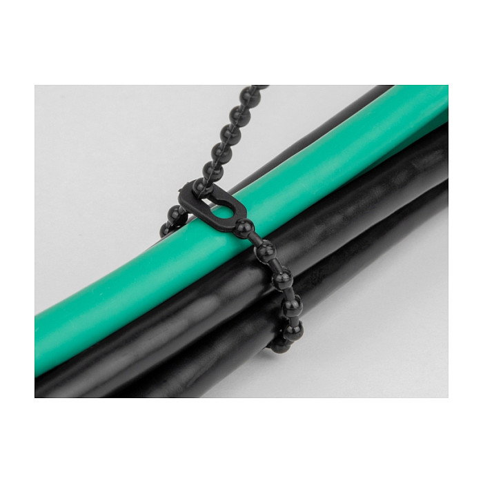 DeLOCK Bridas de bolas reutilizables 100 x 2,4 mm negro 100 piezas DeLOCK Bridas de bolas reutilizables 100 x 2,4 mm negro 100 piezas