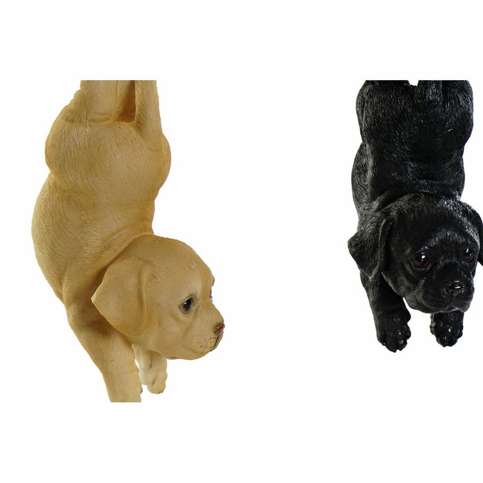 Figura Decorativa DKD Home Decor Resina Perro (9 x 10.5 x 20 cm) (3 pcs)
