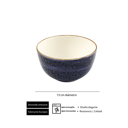 Summa Moon Blue Bol Azul Set de 6