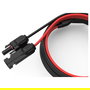 EcoFlow LMC4-XT60I-2.5M Cable de Alimentación XT60i 2.5 Metros Negro y Rojo