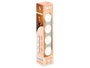 Berilo Tira de Lámpara LED con 4 Ventosas, 30.5x7x6 cm, Color Blanco, Funciona con Pilas (Set de 12)