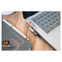 GoodConnections Adaptador en ángulo USB-C 4.0 USB-AD400 Plata