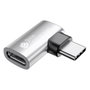 GoodConnections Adaptador en ángulo USB-C 4.0 USB-AD400 Plata