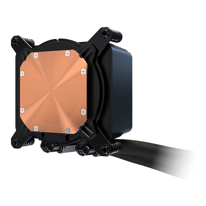 ASRock Kit de refrigeración líquida Challenger 360 Digital con pantalla LED 3", 3 ventiladores PWM de 120 mm, compatible AM4/AM5/LGA1700/LGA1851, color negro, iluminación RGB