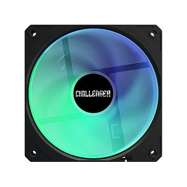 ASRock Kit de refrigeración líquida Challenger 360 Digital con pantalla LED 3", 3 ventiladores PWM de 120 mm, compatible AM4/AM5/LGA1700/LGA1851, color negro, iluminación RGB