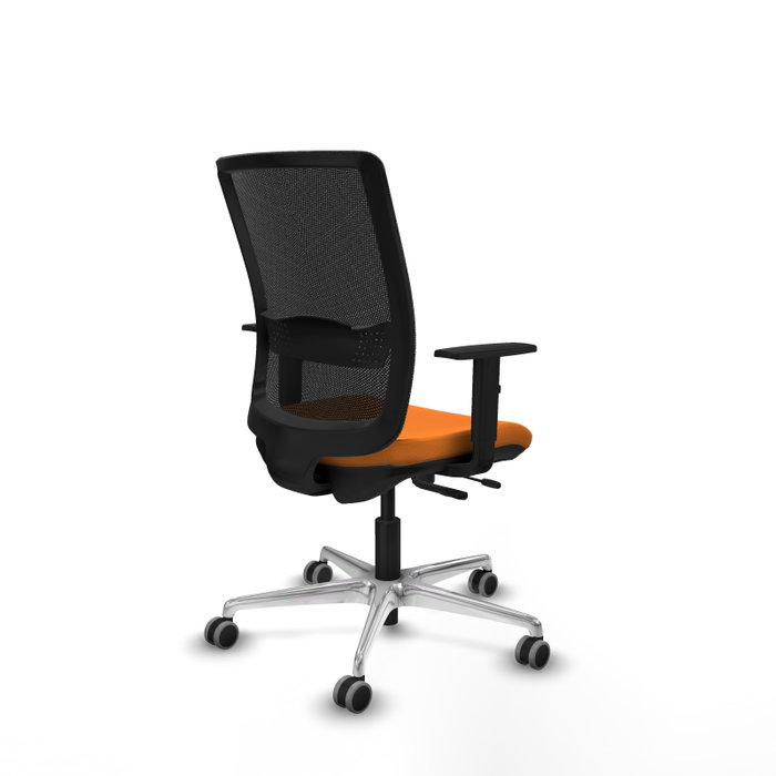 PIQUERAS Y CRESPO Silla de oficina Haches Naranja y Negro